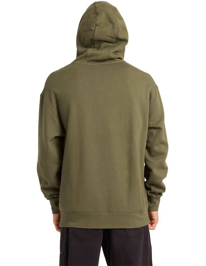 Omni Logo Pullover Hoodie in Grape Leaf image 2