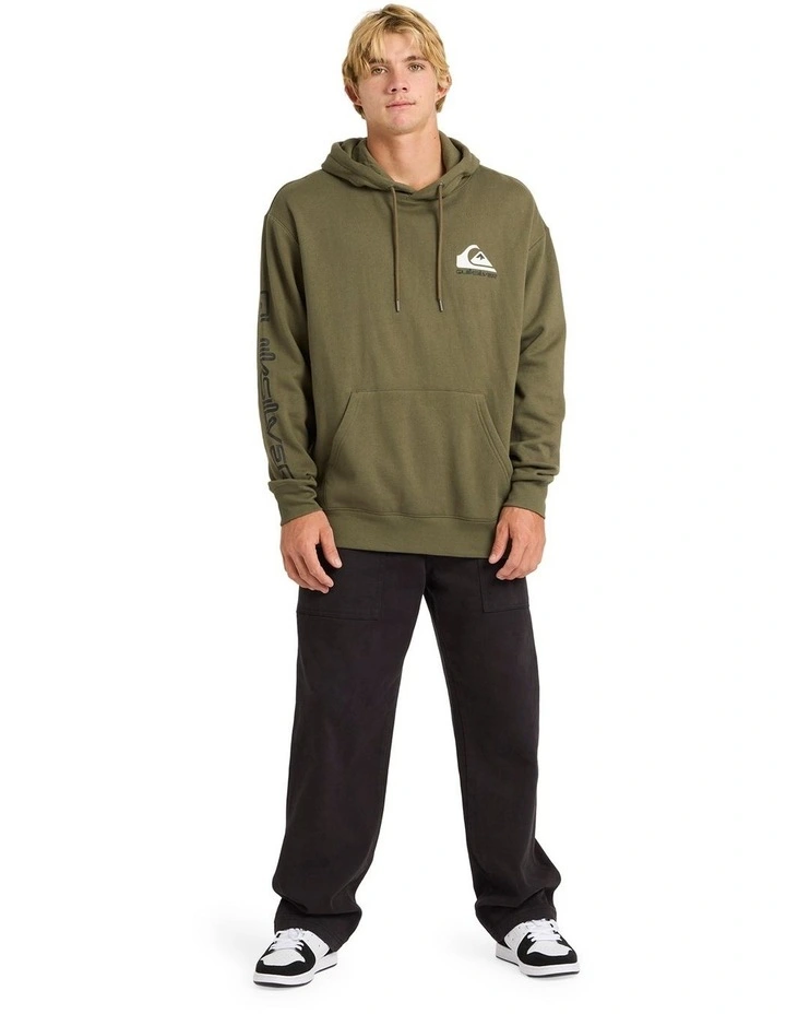 Omni Logo Pullover Hoodie in Grape Leaf image 5