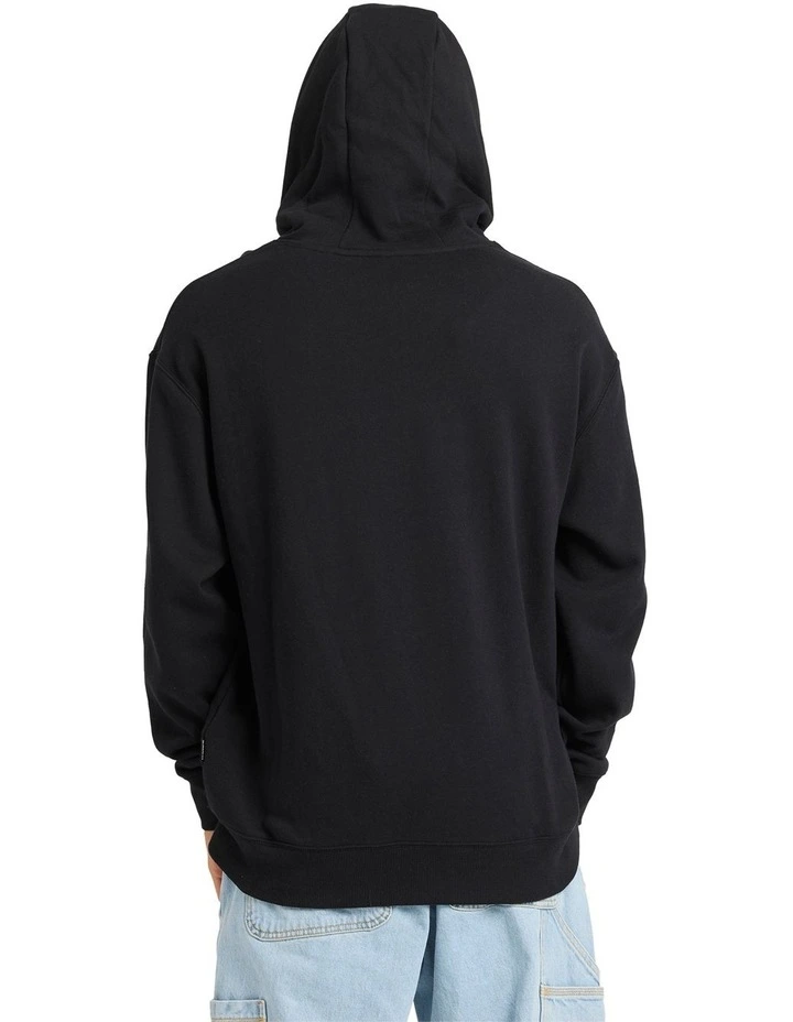 Omni Logo Pullover Hoodie in Black image 2