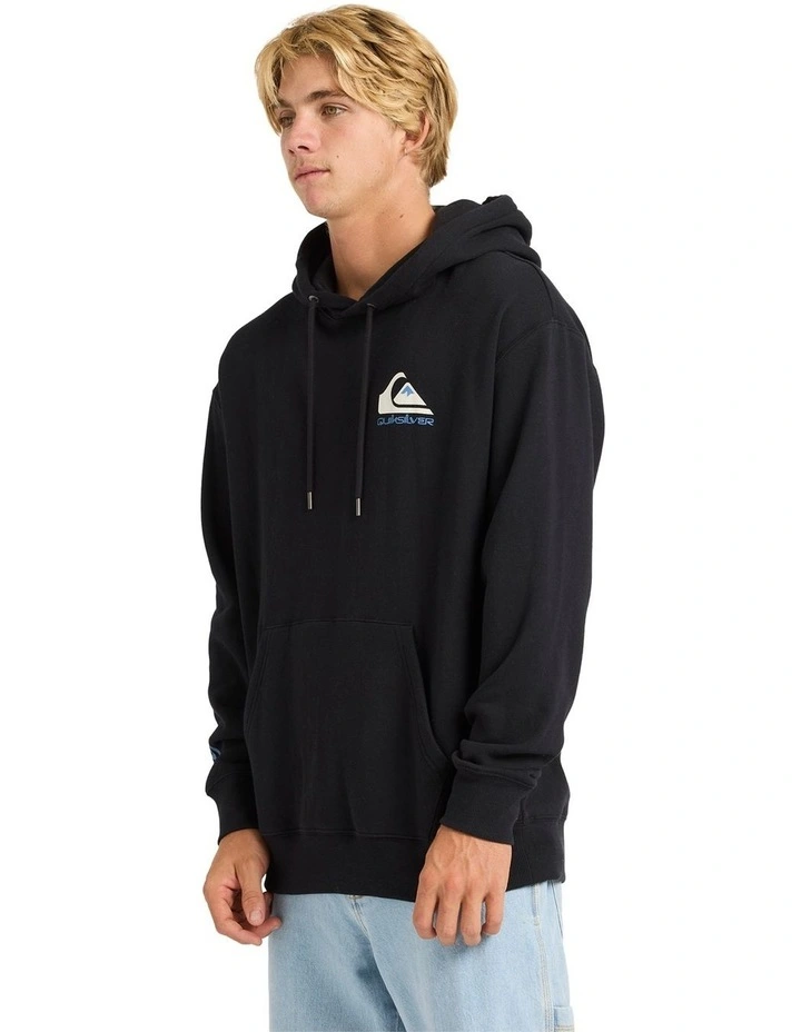 Omni Logo Pullover Hoodie in Black image 3
