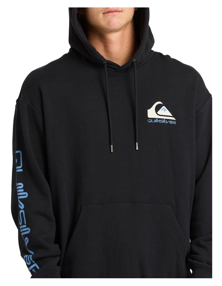 Omni Logo Pullover Hoodie in Black image 4