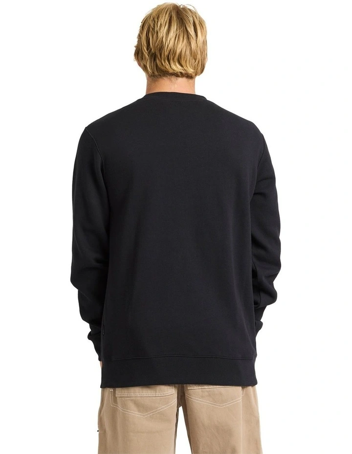 Reflex Crew Neck Top in Black image 2