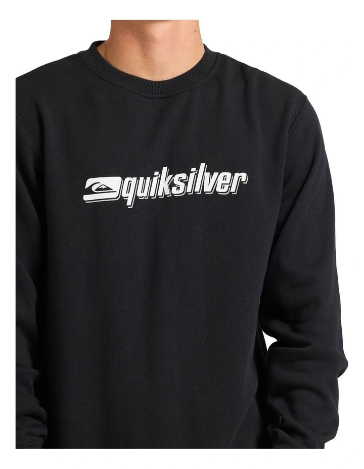 Reflex Crew Neck Top in Black image 4