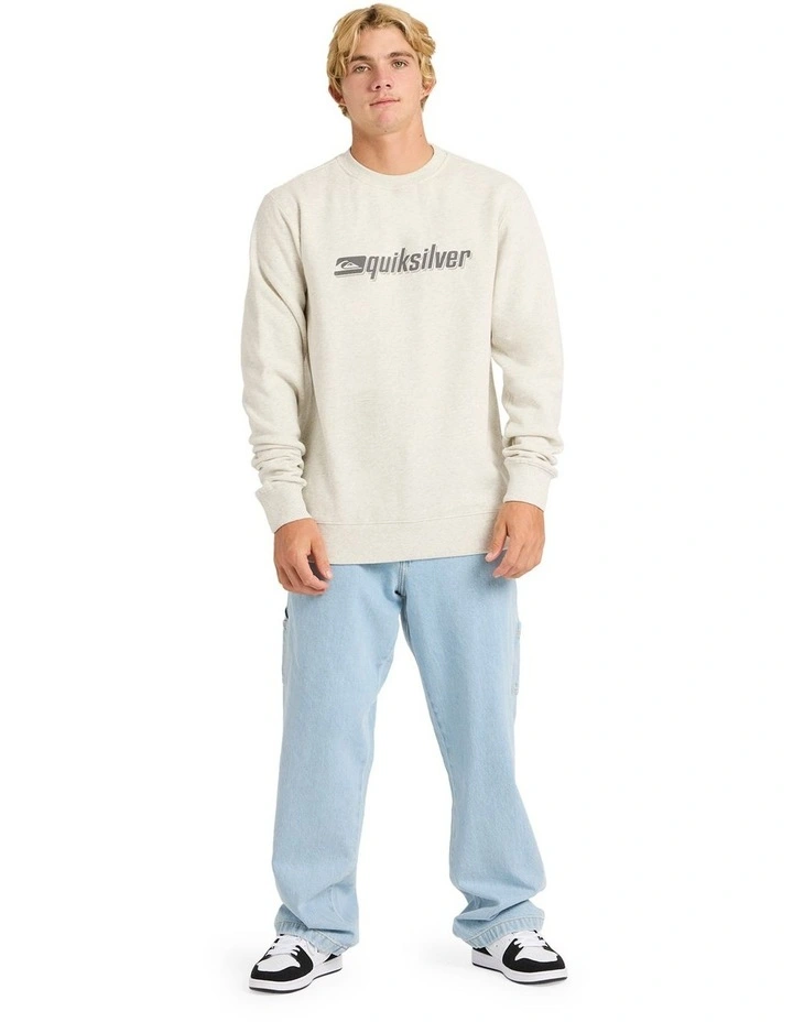 Reflex Crew Neck Top in Snow Heather image 5