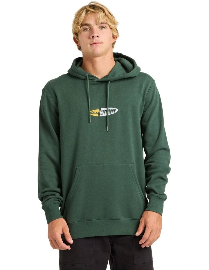 Channel Fix Pullover Hoodie in Forest image 1