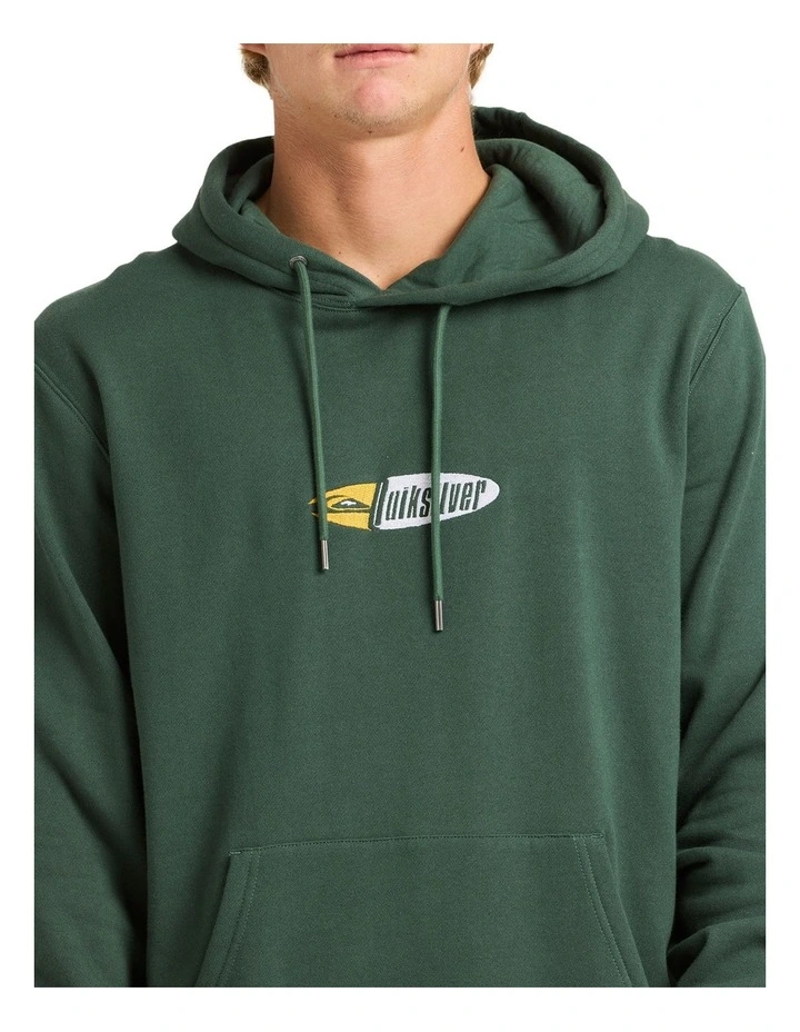 Channel Fix Pullover Hoodie in Forest image 4