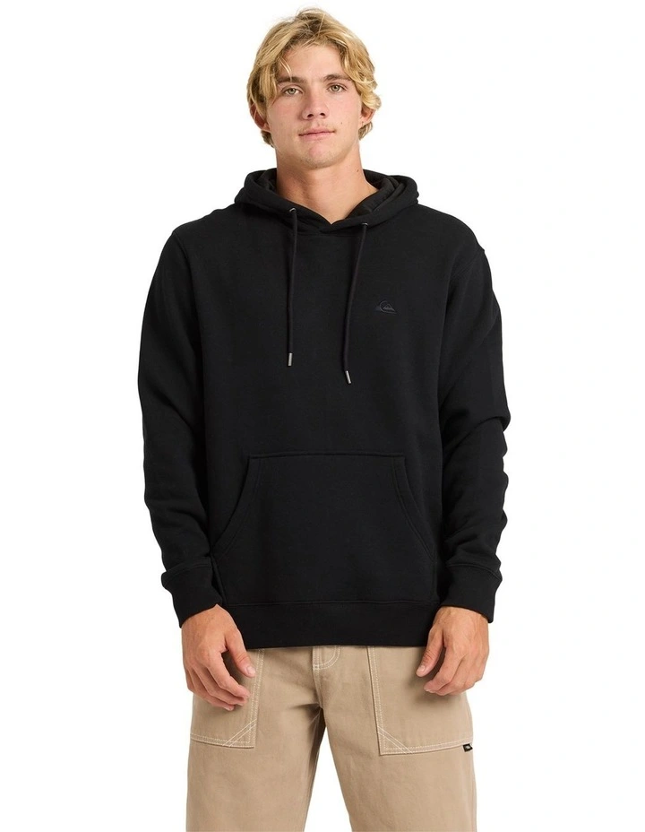 Salt Water Pullover Hoodie in Black image 1