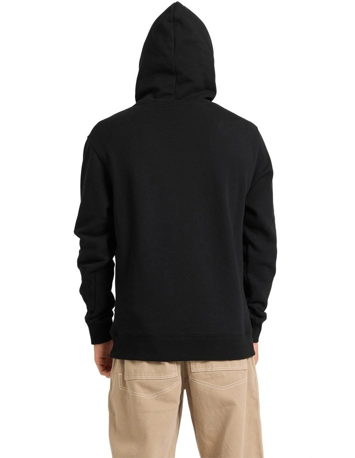 Salt Water Pullover Hoodie in Black image 2