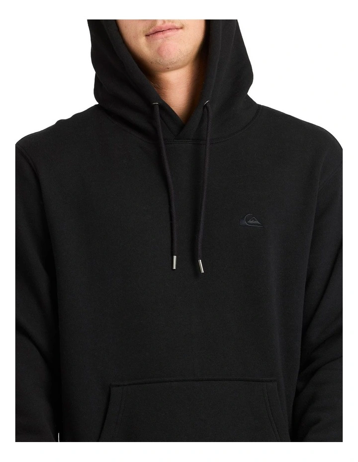 Salt Water Pullover Hoodie in Black image 4