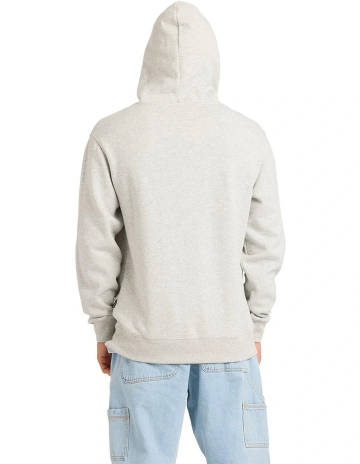 Salt Water Pullover Hoodie in Light Grey Heather image 2