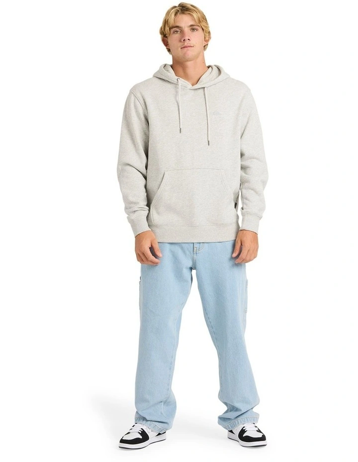 Salt Water Pullover Hoodie in Light Grey Heather image 5