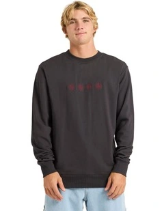 Static Sun Crew Neck Top in Tarmac