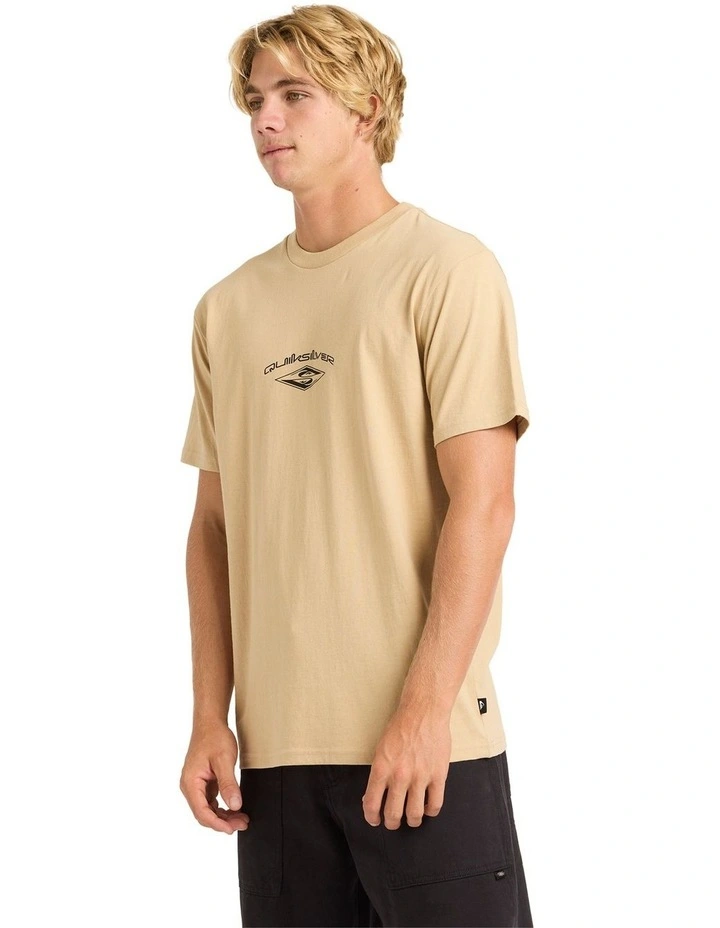 Reflected T-shirt in Khaki image 3