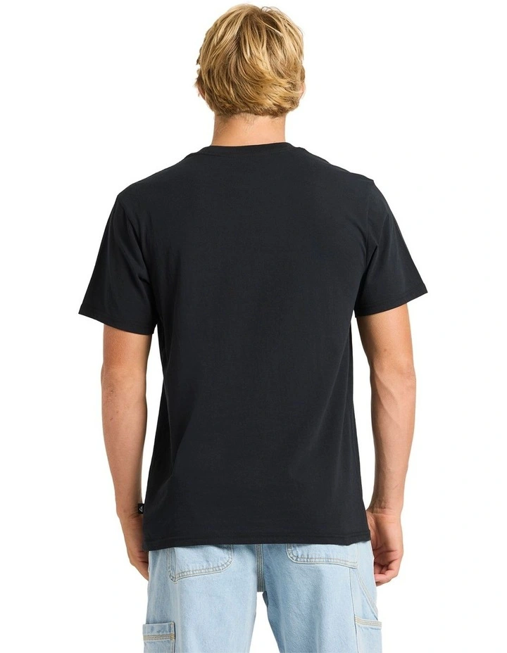 Channel Fix T-shirt in Black image 2
