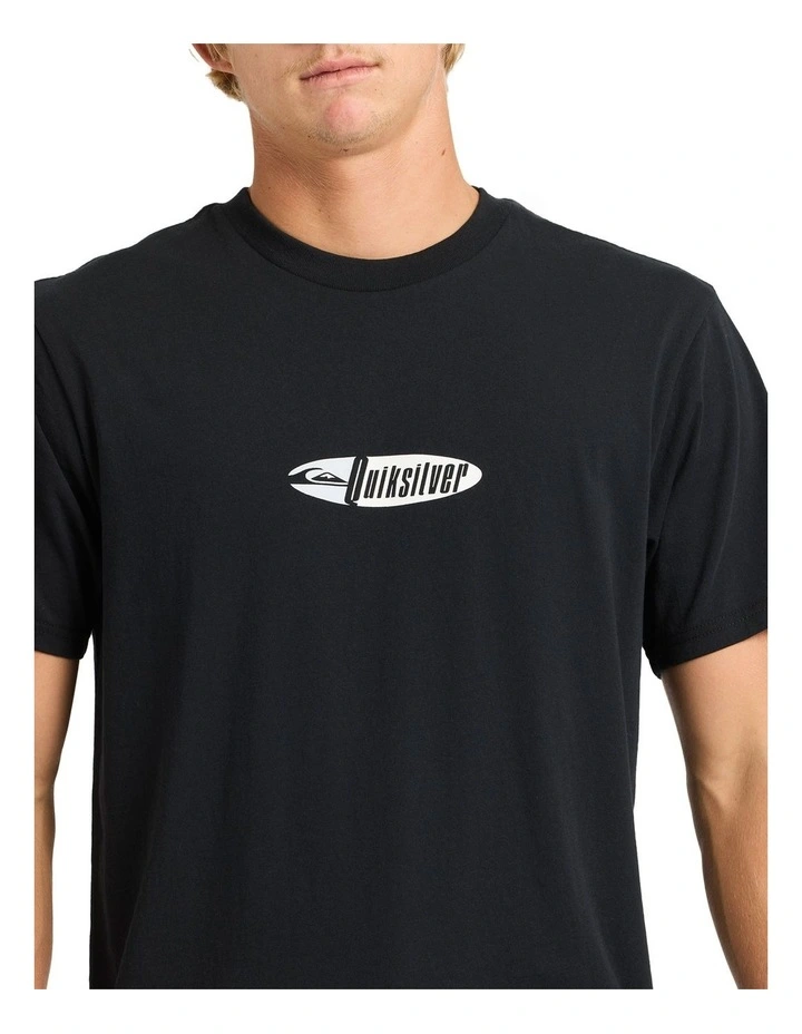 Channel Fix T-shirt in Black image 4