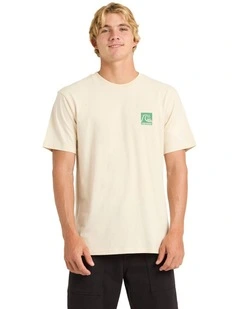 Bubble Box T-shirt in Bone White