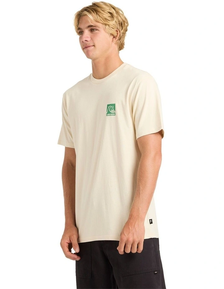 Bubble Box T-shirt in Bone White image 3