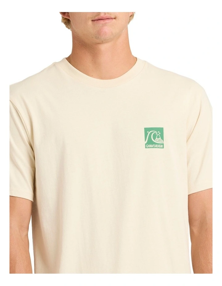 Bubble Box T-shirt in Bone White image 4