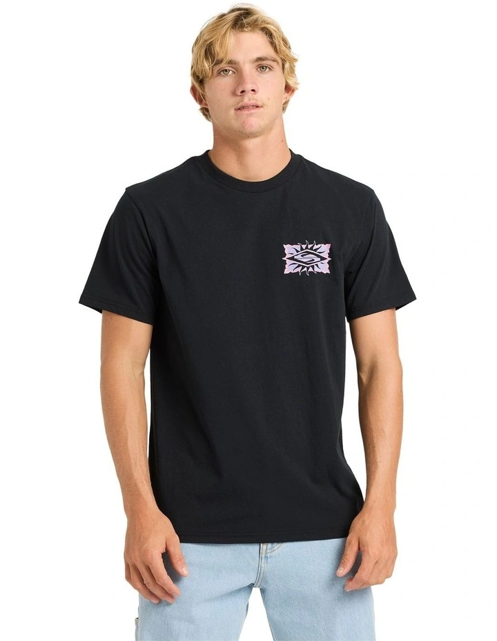 Starfish Stamp T-shirt in Black image 1