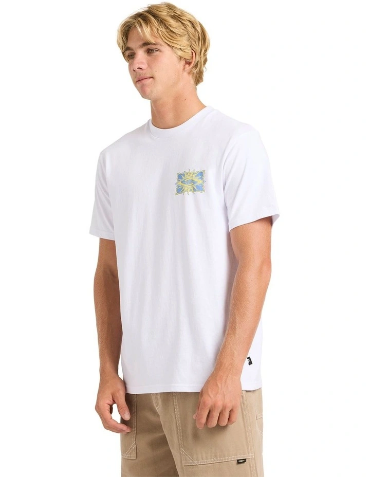 Starfish Stamp T-shirt in White image 3
