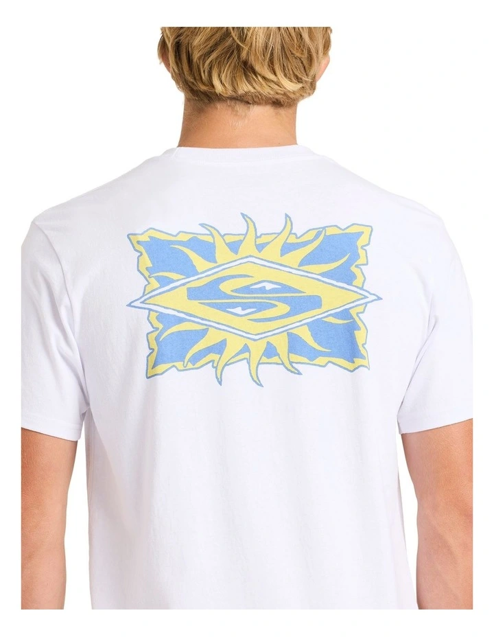 Starfish Stamp T-shirt in White image 4