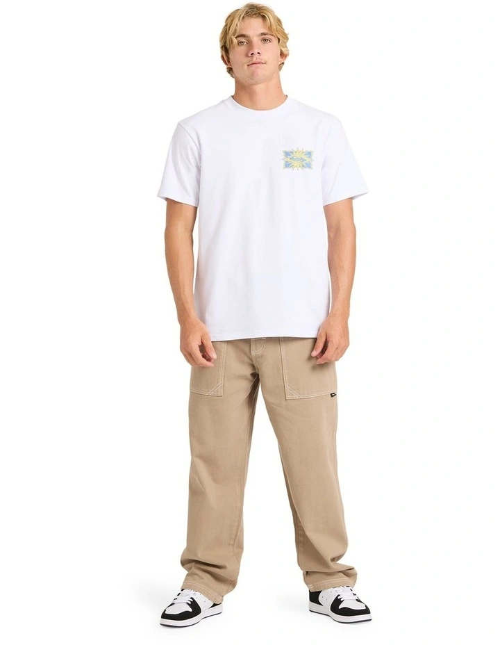 Starfish Stamp T-shirt in White image 5