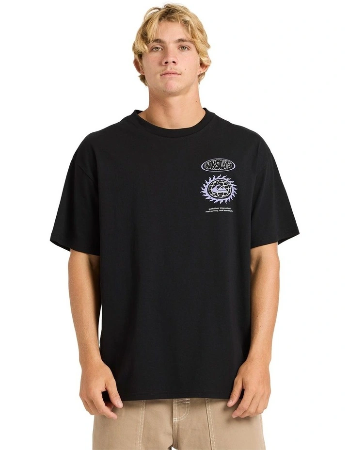 Global T-shirt in Black image 1
