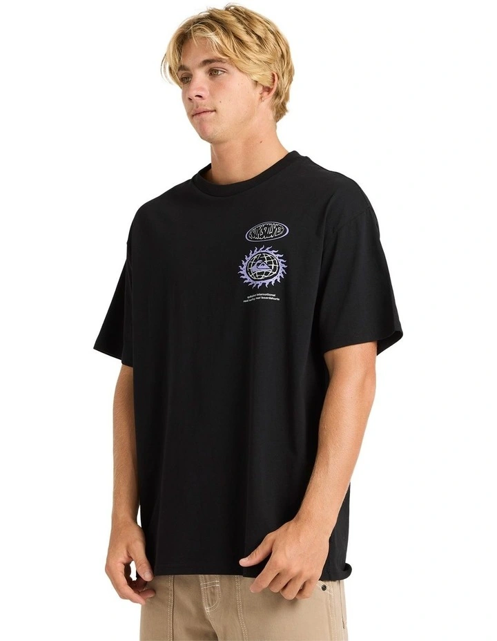 Global T-shirt in Black image 3