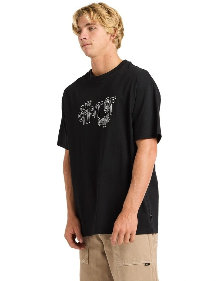 Spirit T-shirt in Black image 3