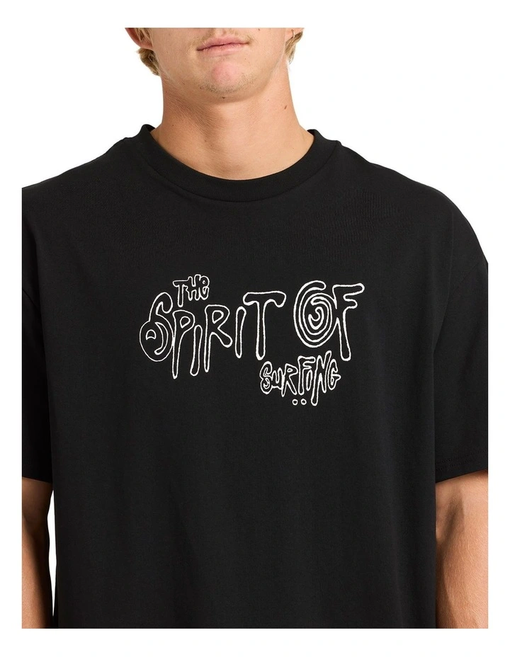Spirit T-shirt in Black image 4