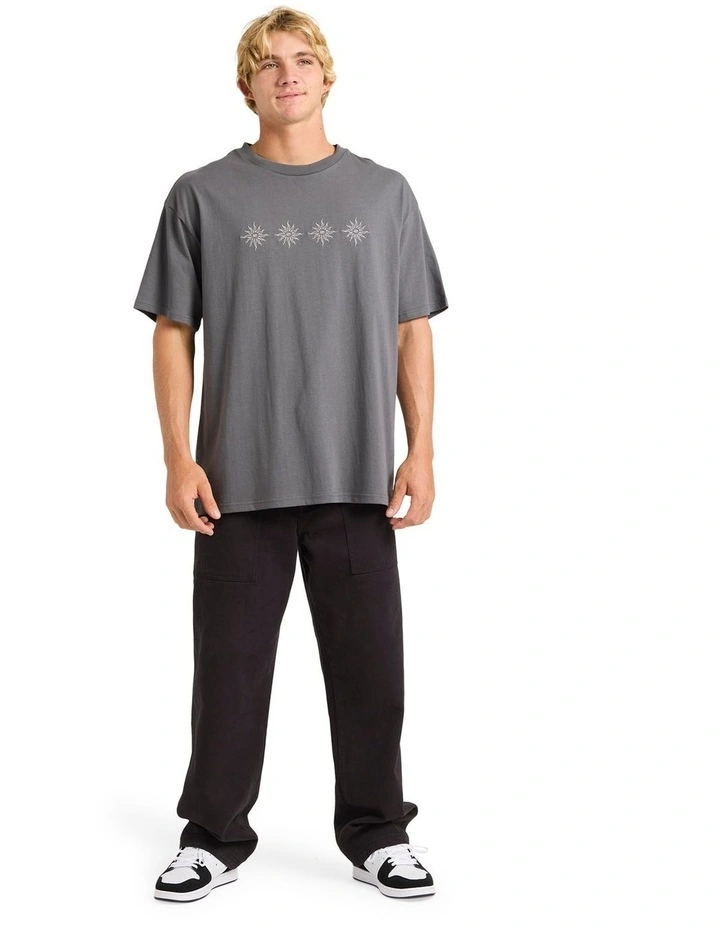Static Sun T-shirt in Iron Gate image 5