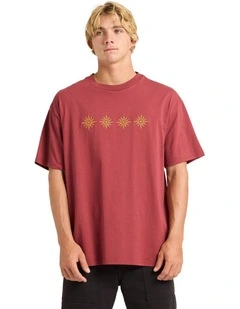Static Sun T-shirt in Burnt Russet
