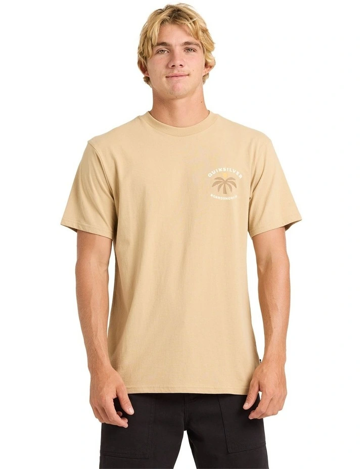 One Palm T-shirt in Khaki image 1
