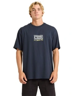 Sea Drip T-shirt in Dark Navy