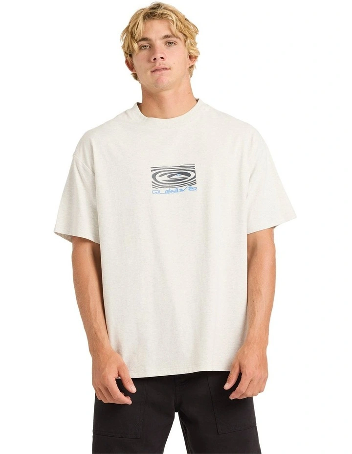 Sea Drip T-shirt in Snow Heather image 1