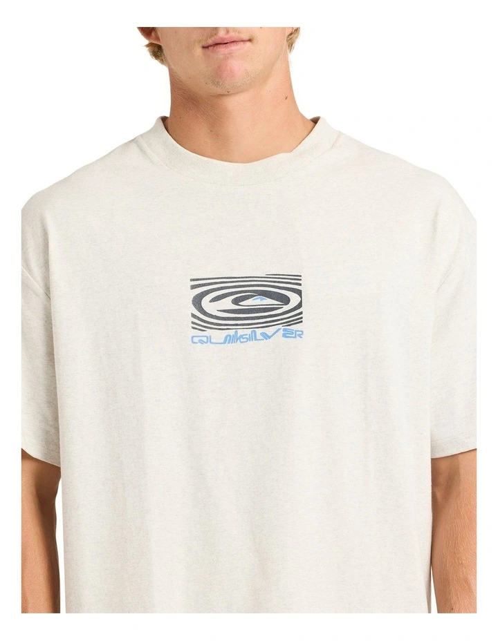 Sea Drip T-shirt in Snow Heather image 4