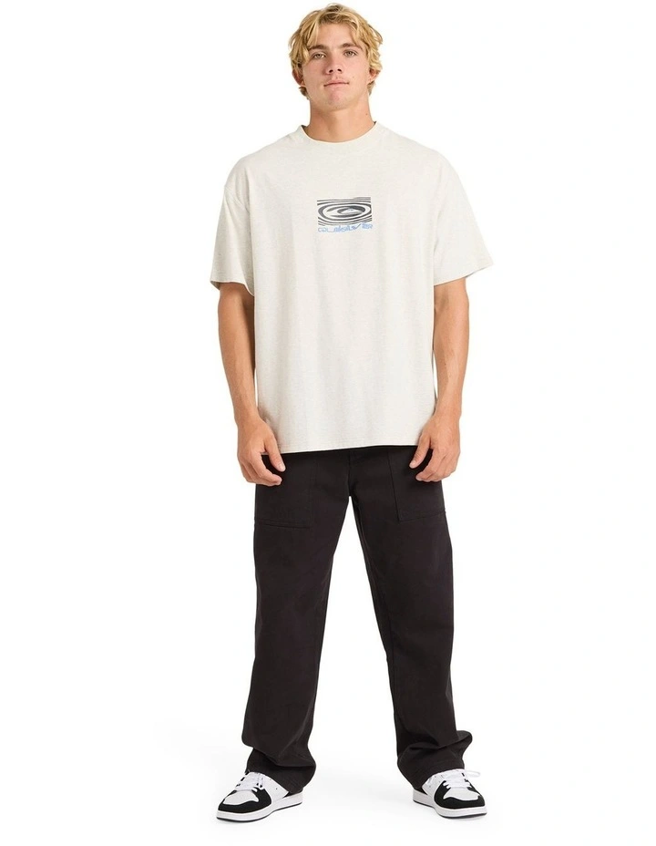 Sea Drip T-shirt in Snow Heather image 5