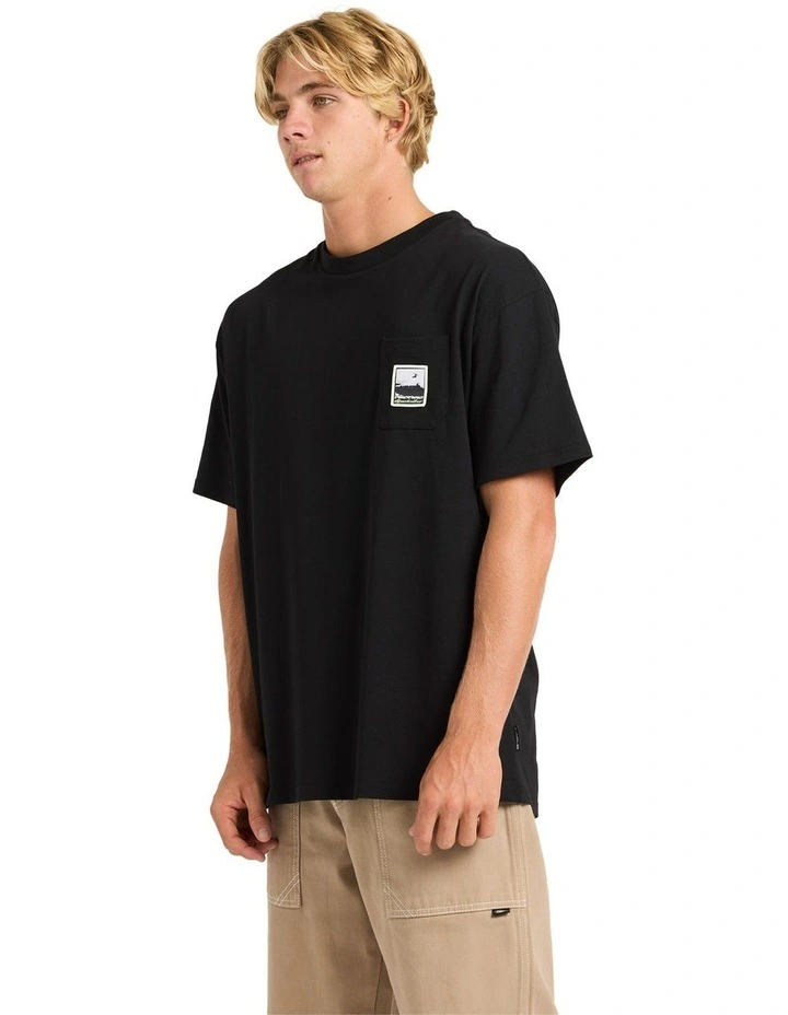 Section T-shirt in Black image 3