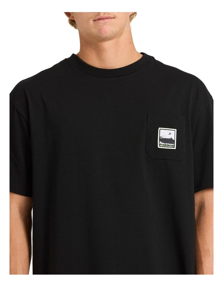 Section T-shirt in Black image 4