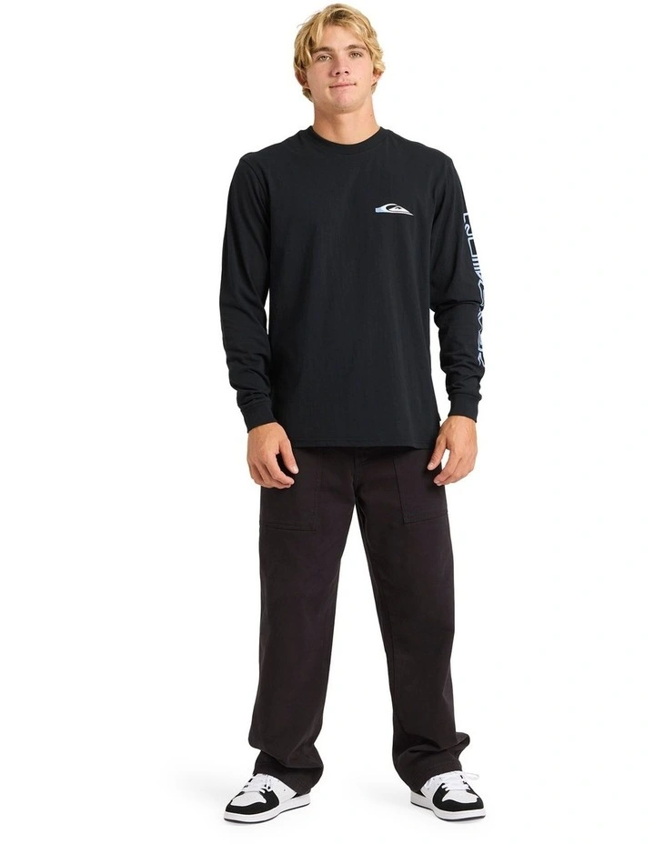 Wrap Drive Long Sleeve T-shirt in Black image 5