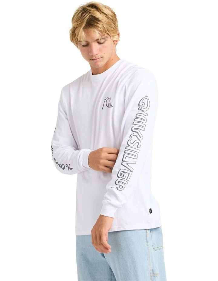 Original Boardshort Co T-shirt in White image 3