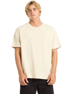 Premium Crew T-shirt in Bone White