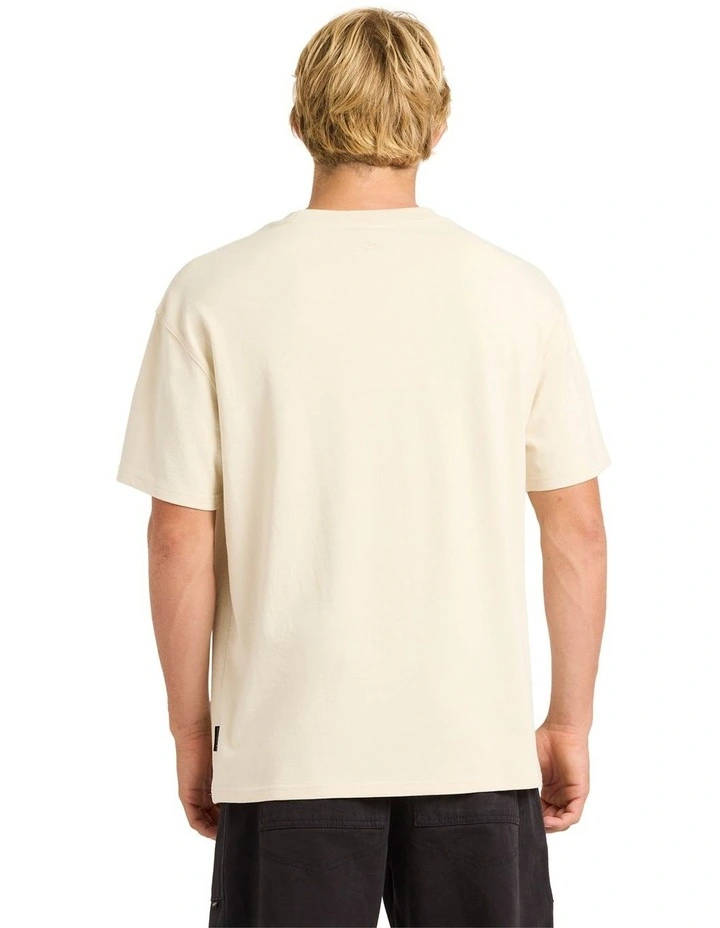Premium Crew T-shirt in Bone White image 2