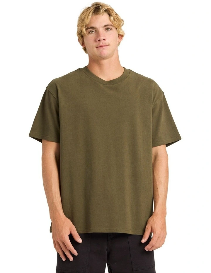 Premium Crew T-shirt in Grape Leaf image 1