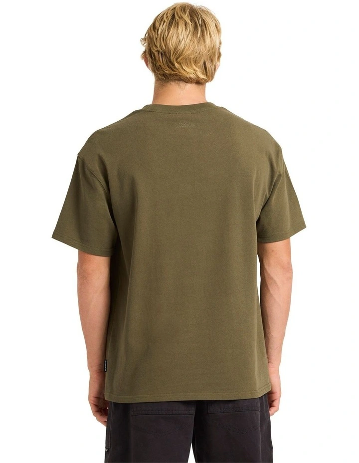 Premium Crew T-shirt in Grape Leaf image 2