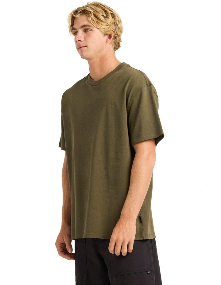 Premium Crew T-shirt in Grape Leaf image 3