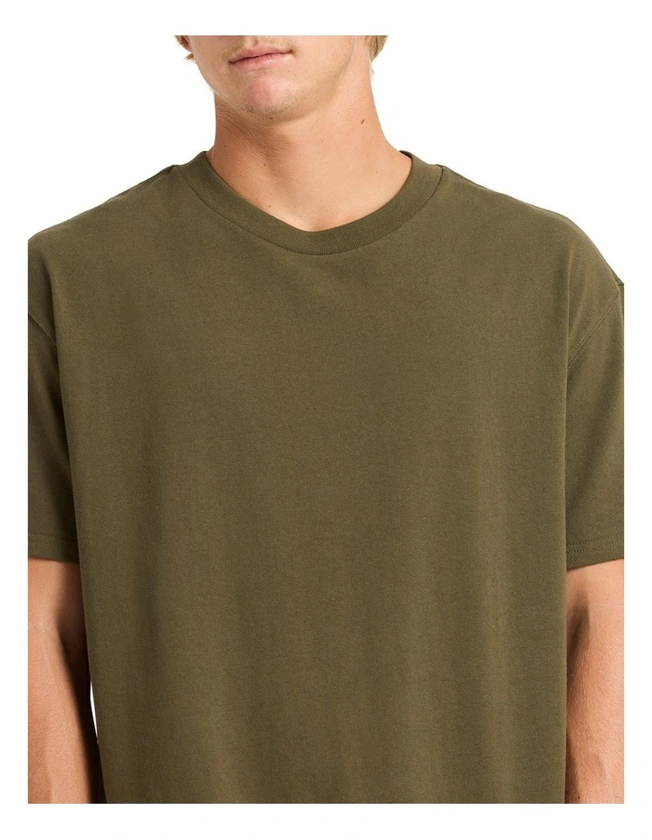 Premium Crew T-shirt in Grape Leaf image 4