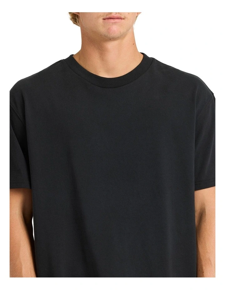 Premium Crew T-shirt in Black image 4