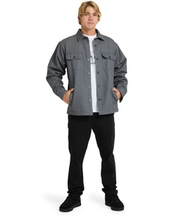 Voyager Shacket in Iron Gate