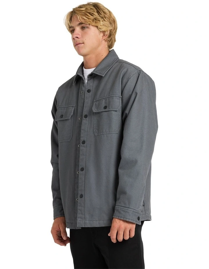 Voyager Shacket in Iron Gate image 3